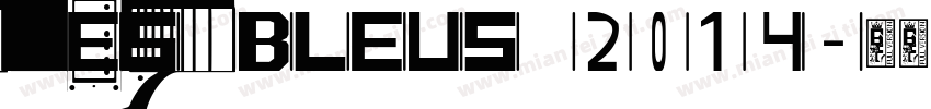 Les Bleus 2014字体转换